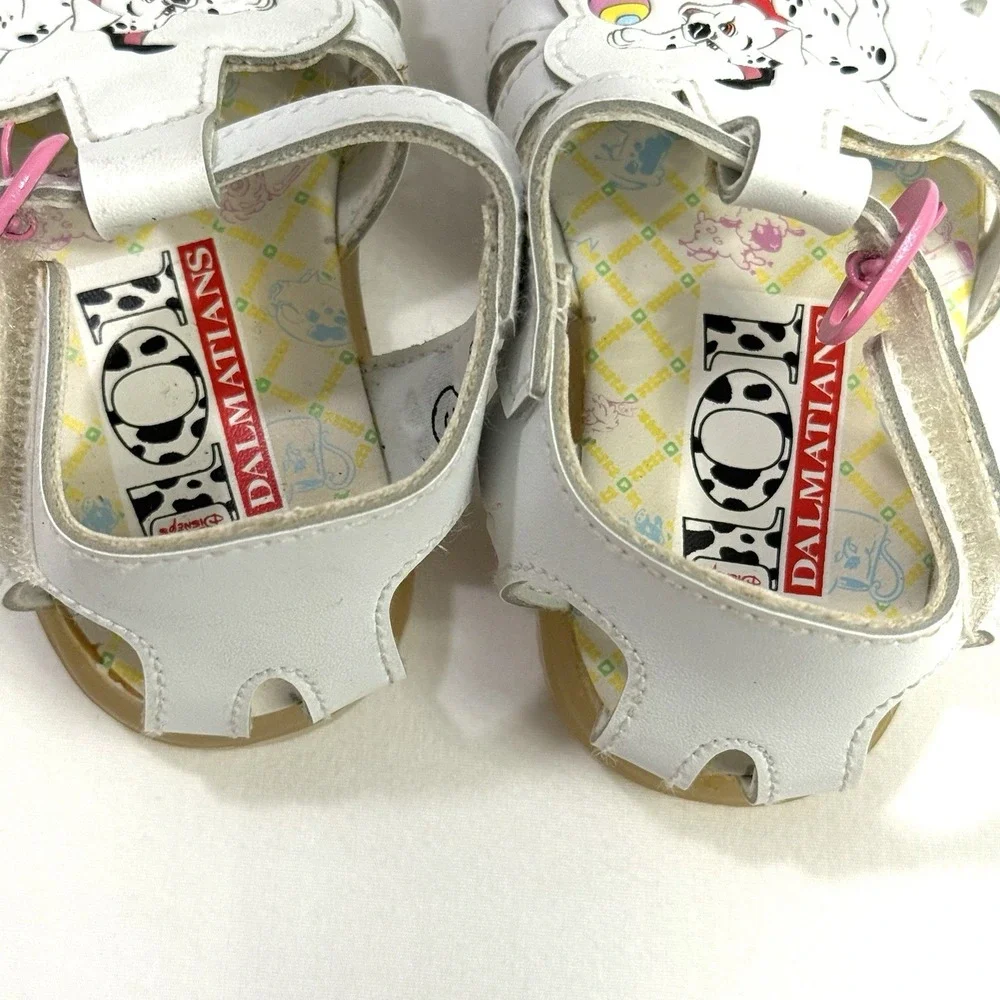 Vtg Disney 101 Dalmatians Sandals Shoes Sz  3 Baby / Toddler Shoes 1990s Y2K New
